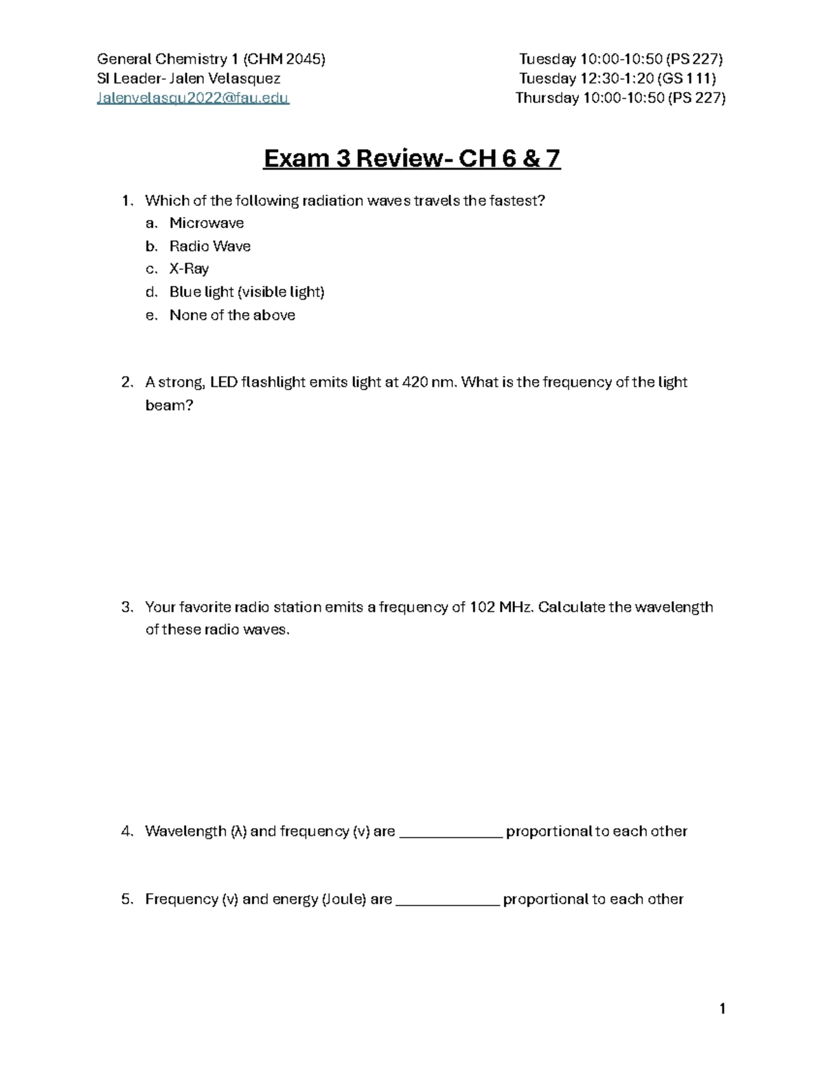 Lewis Structures & VSEPR Practice for CHEM101 Final Exam - Studocu