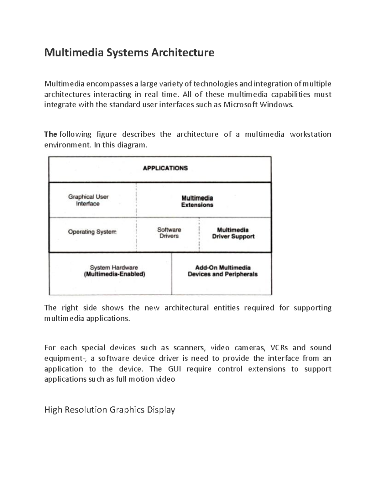 UNIT-2 - Architecture and Framework of Distributed Multimedia Systems ...