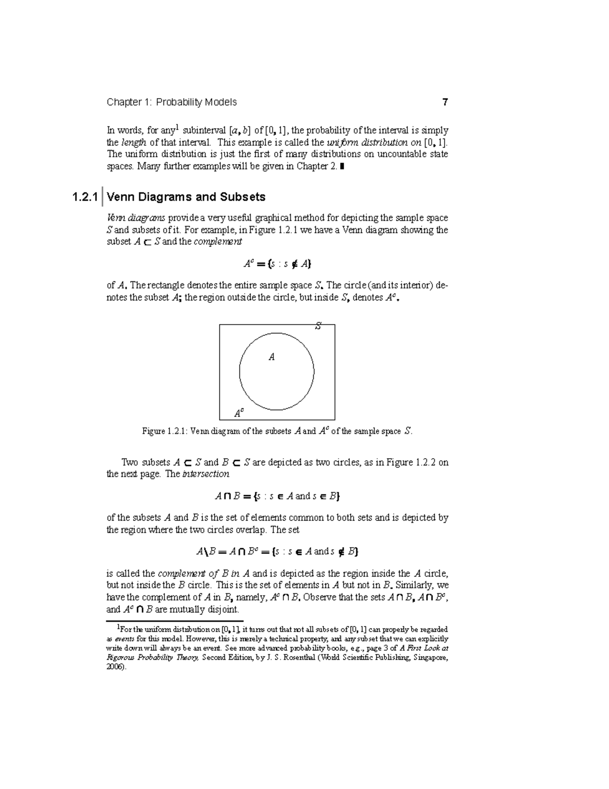 Chapter 1: Probability Models and Venn Diagrams Summary - Studocu