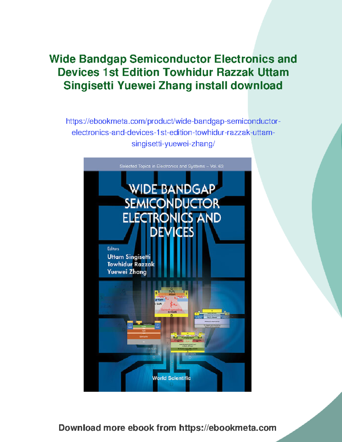Wide Bandgap Semiconductor Electronics and Devices - Selected Topics in ...