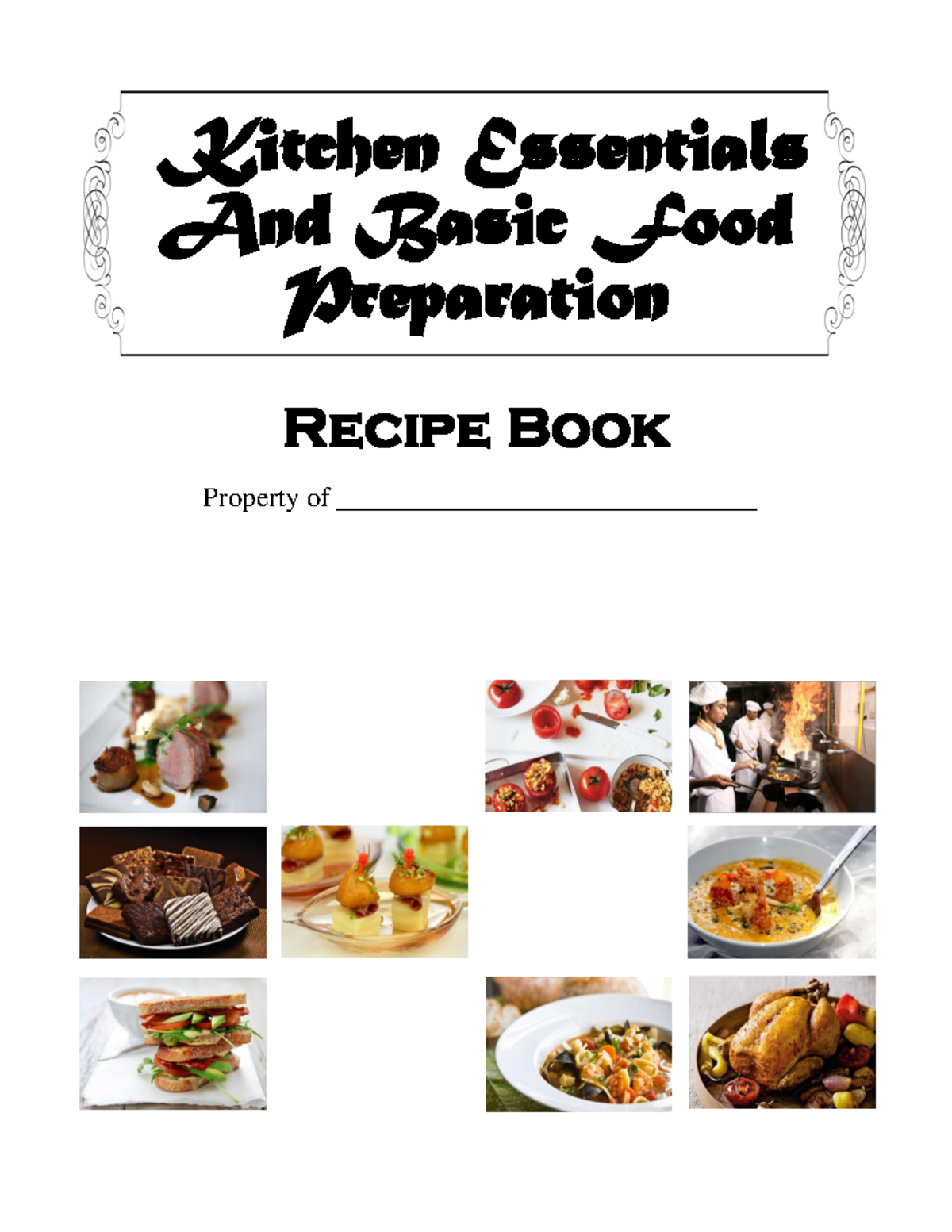 FDLL01H - Kitchen Essentials - Student's Recipe Manual AY 23-24 2nd Sem ...
