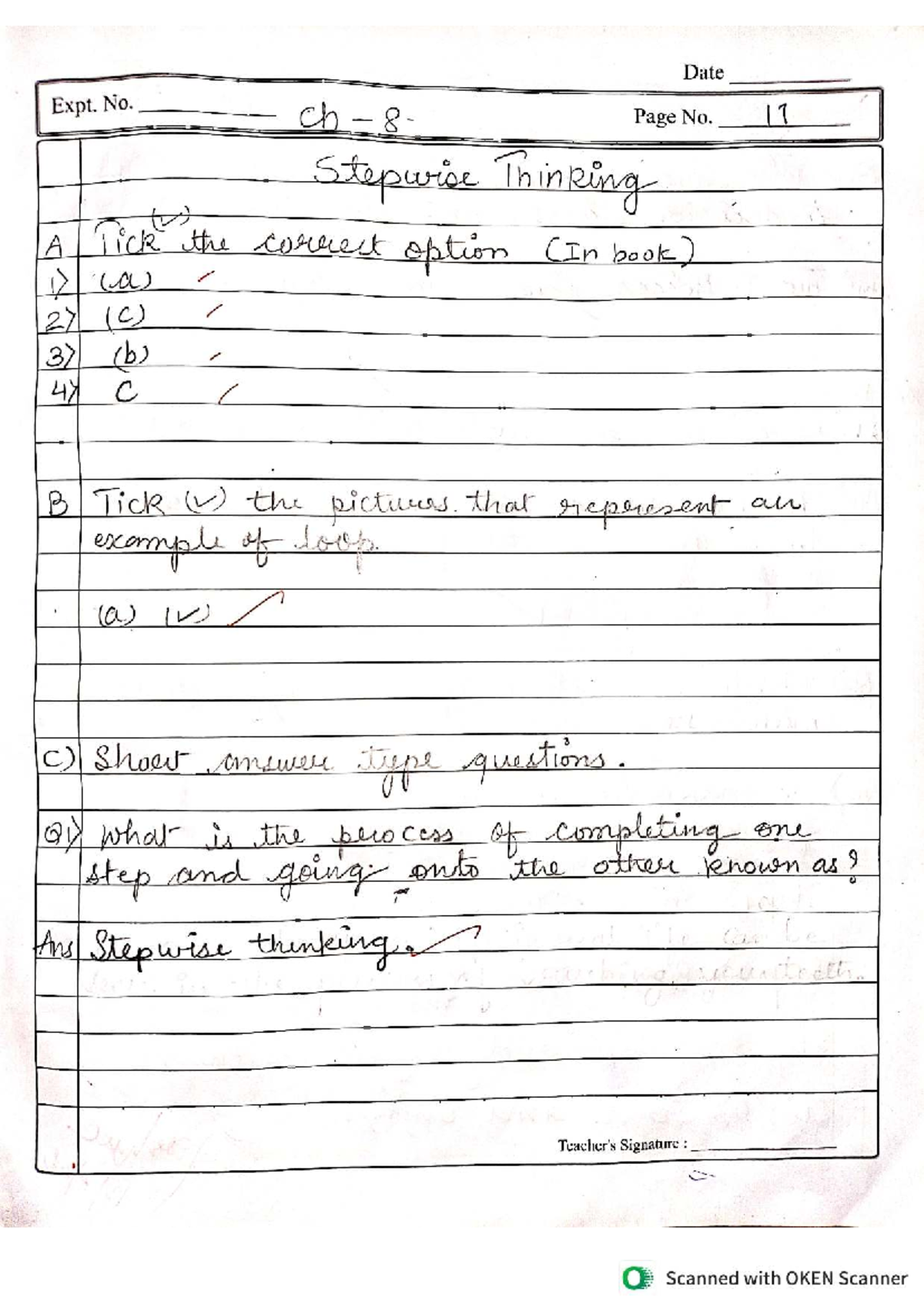 Stepwise Thinking Exercise - DOC-20260214-WA0013 - Studocu