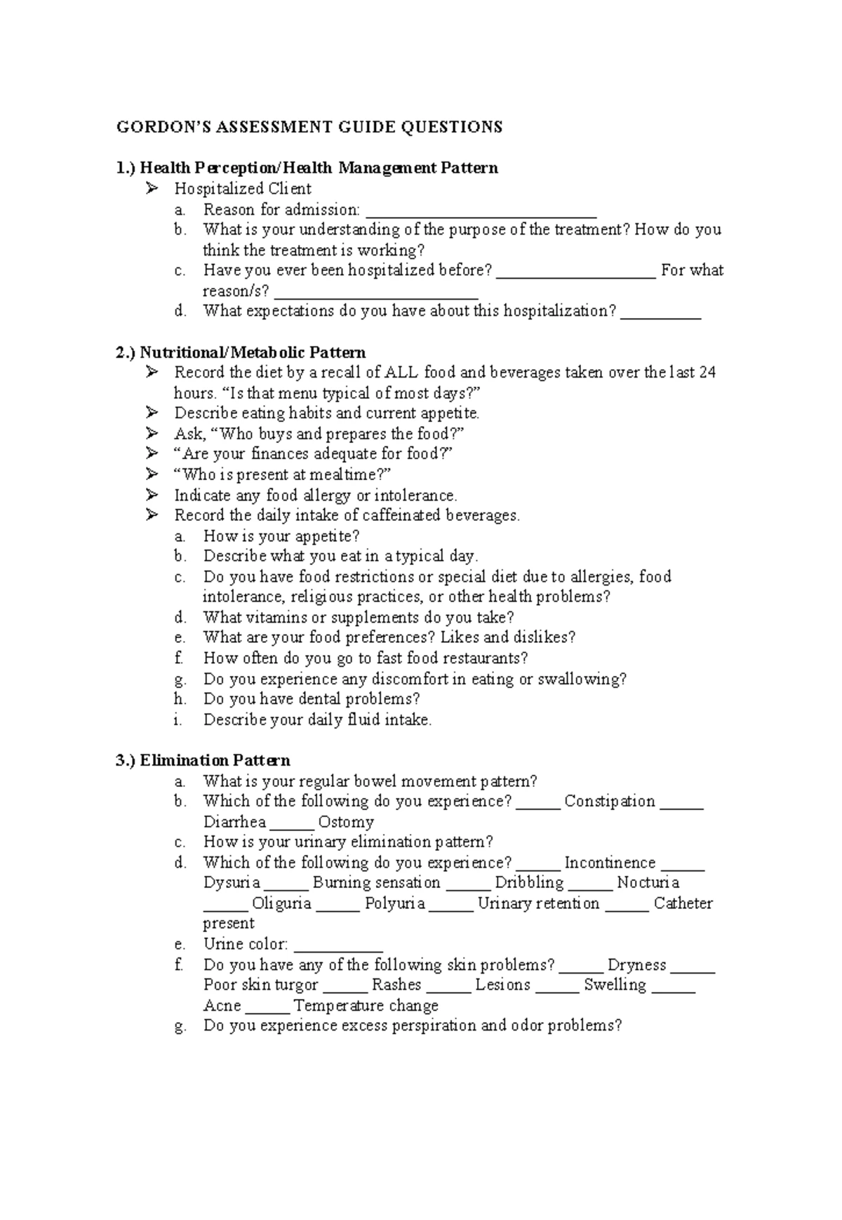 NCM 103: Lecture Notes on Health and Illness Concepts - Studocu