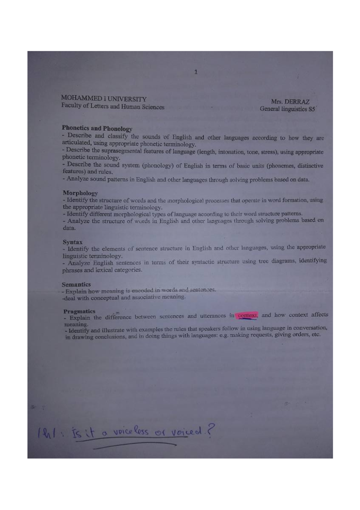General Linguistics S4: Phonetics, Phonology, and More in English ...