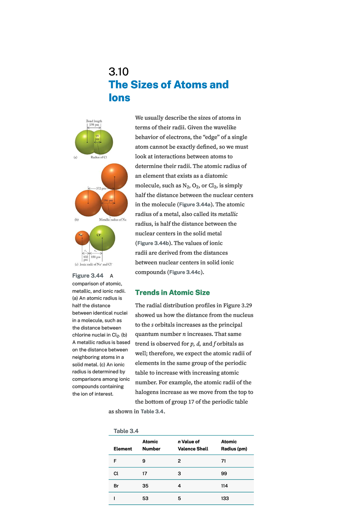 Final Exam Notes: Trends in Atomic & Ionic Sizes - Chem 101 - Studocu