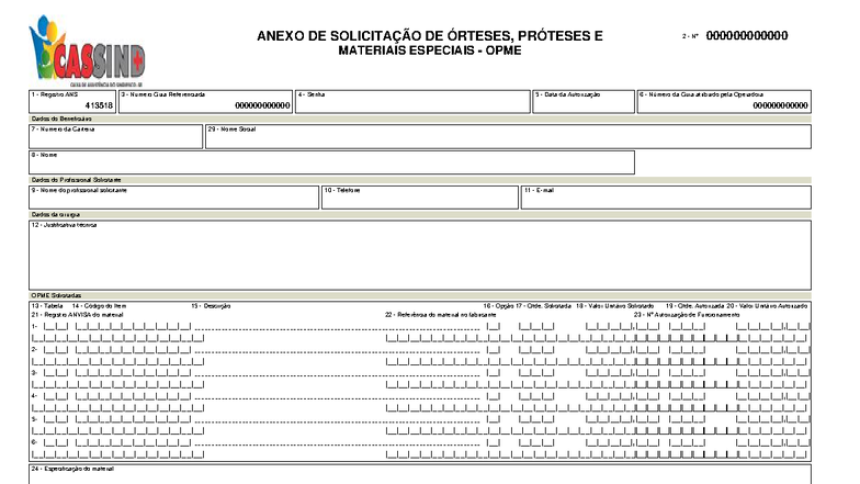 Guia OPME - Solicitação de Órteses e Próteses Bradesco - Studocu