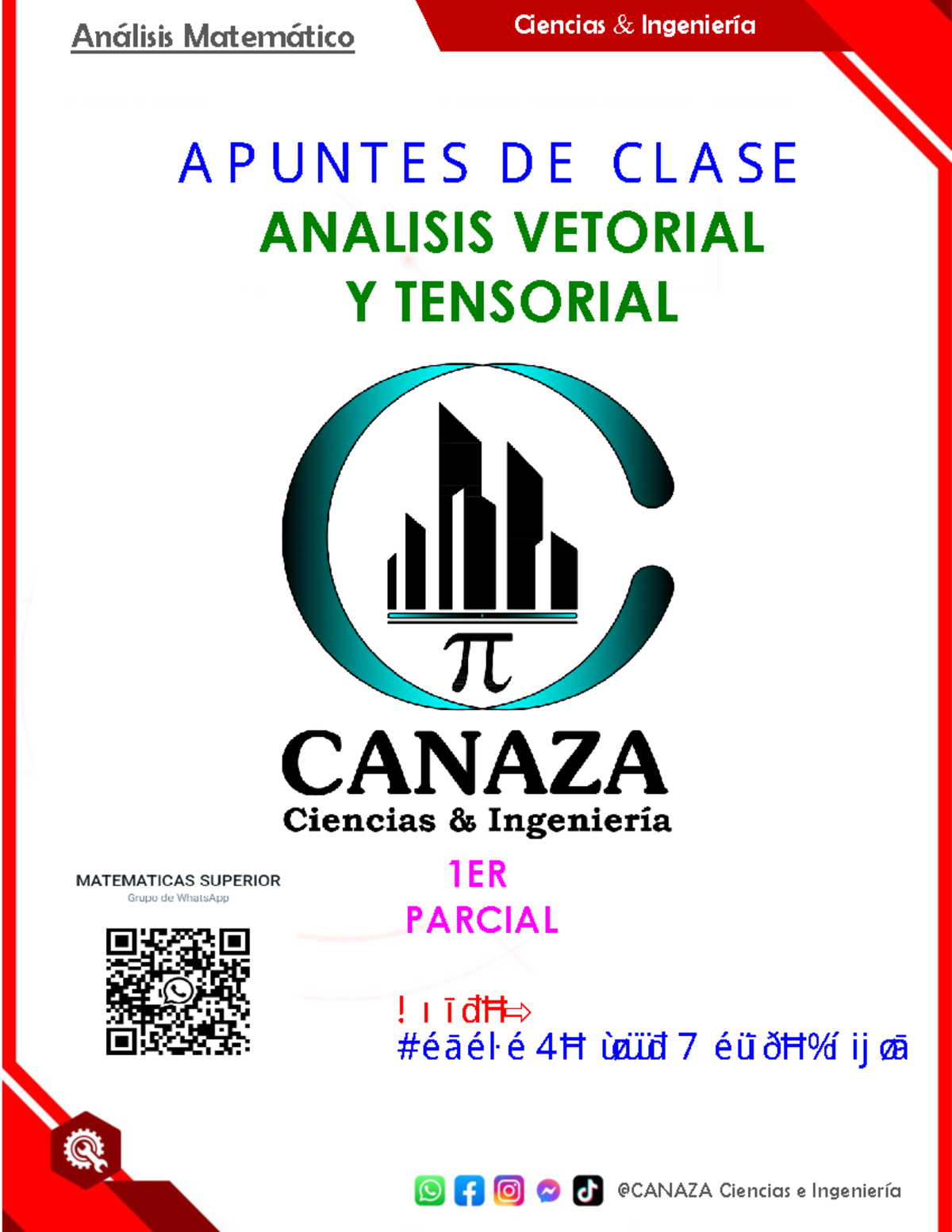Ejercicios de Examen Primer Parcial - Matemática Superior (CANAZA) - Document Preview