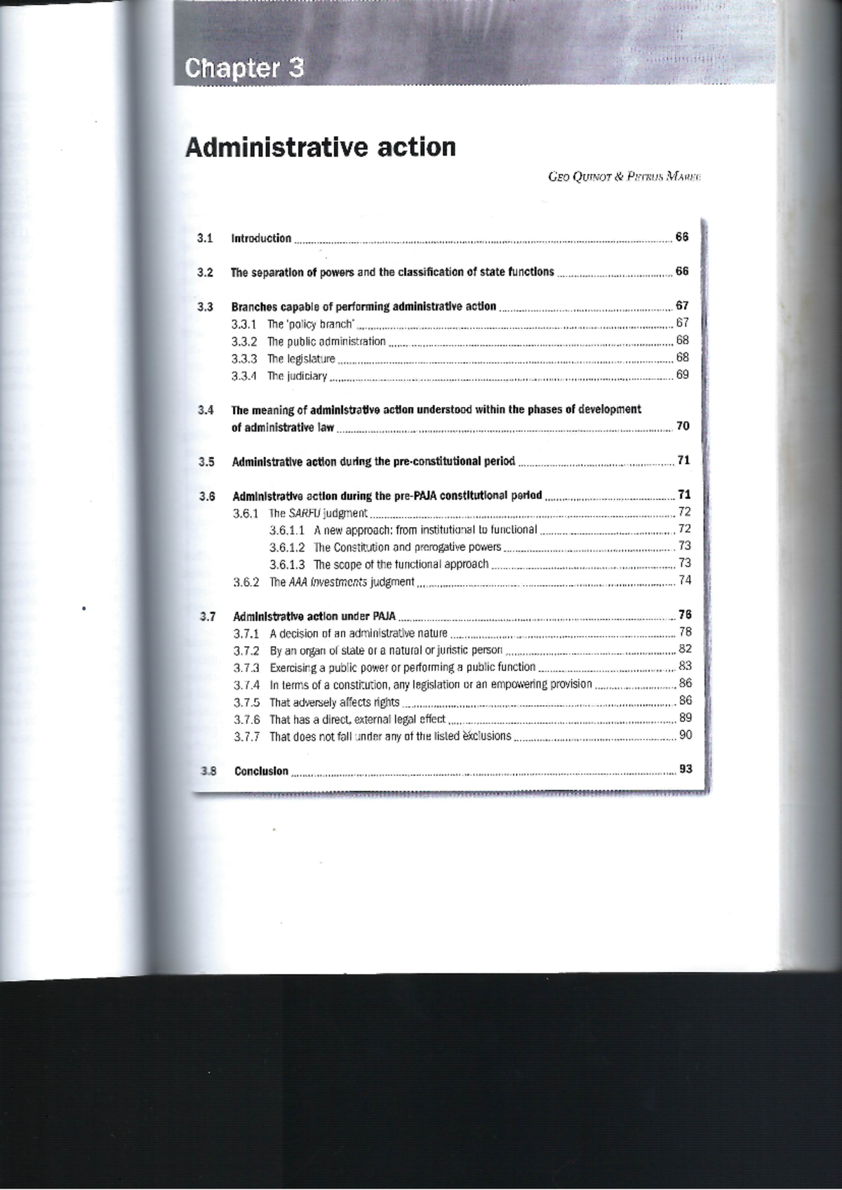 Admin Chapter 3 - Notes - PRAL6212 - Studocu