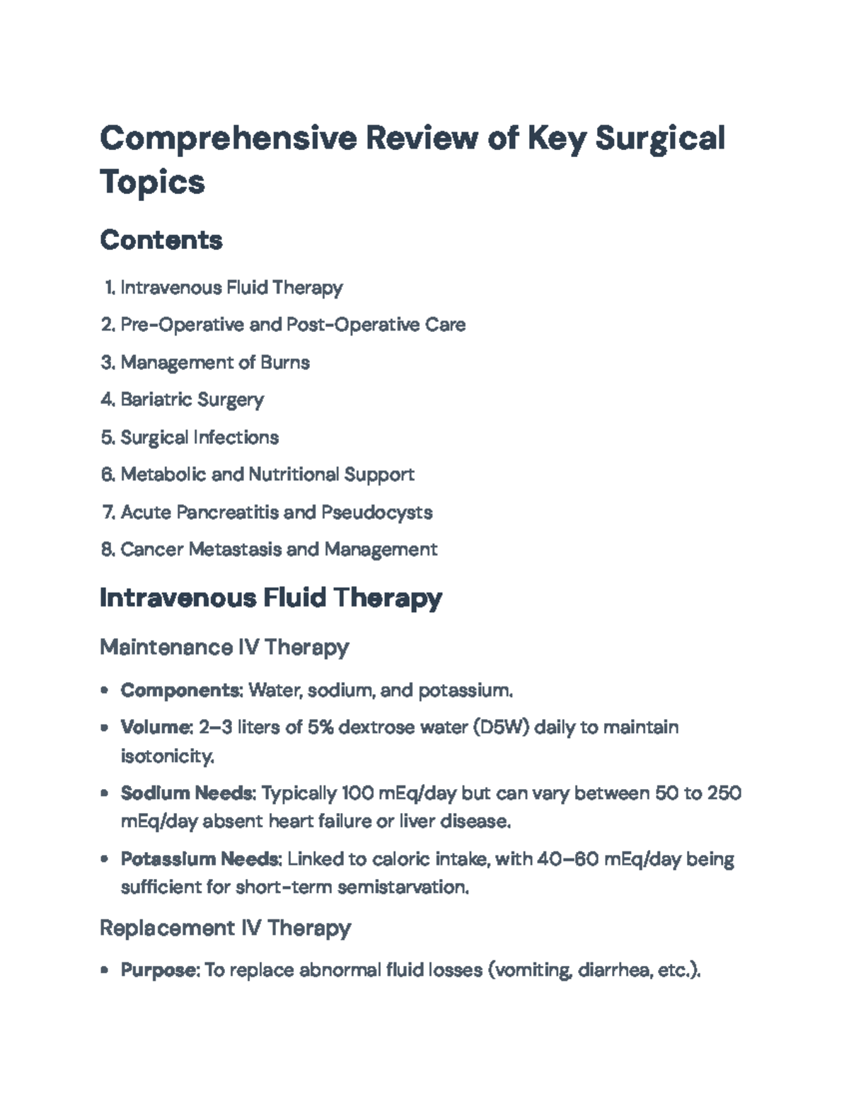 Comprehensive Surgical Review: Key Topics & Practices (Course Code ...