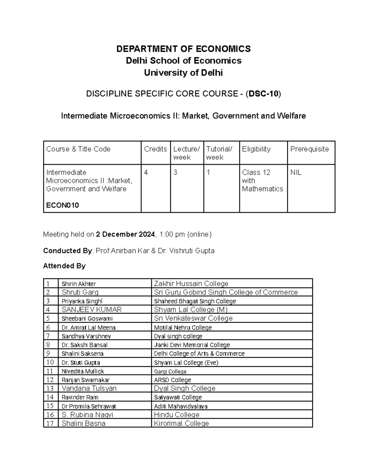 Intermediate Microeconomics II (ECON010) Syllabus Overview - Studocu