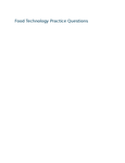 Practice materials for Studying Food Technology in HSC - Grade: 12 ...
