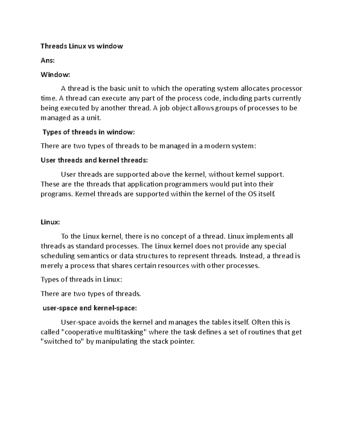 CPU Scheduling & IPC Comparisons: Windows vs Linux Operating Systems ...