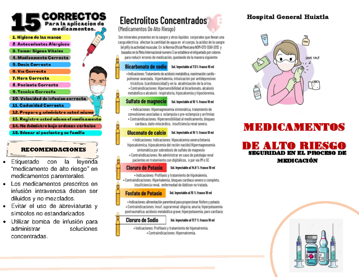 Semaforizacion De Medicamentos De Alto Riesgo www.studocu.com