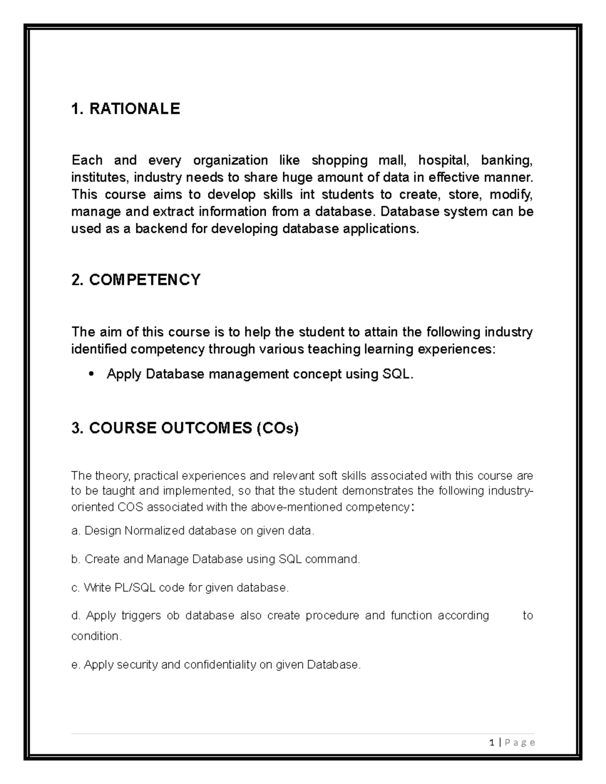 Ajp-report - ajp report - 1 RATIONALE Java technology is widely used ...