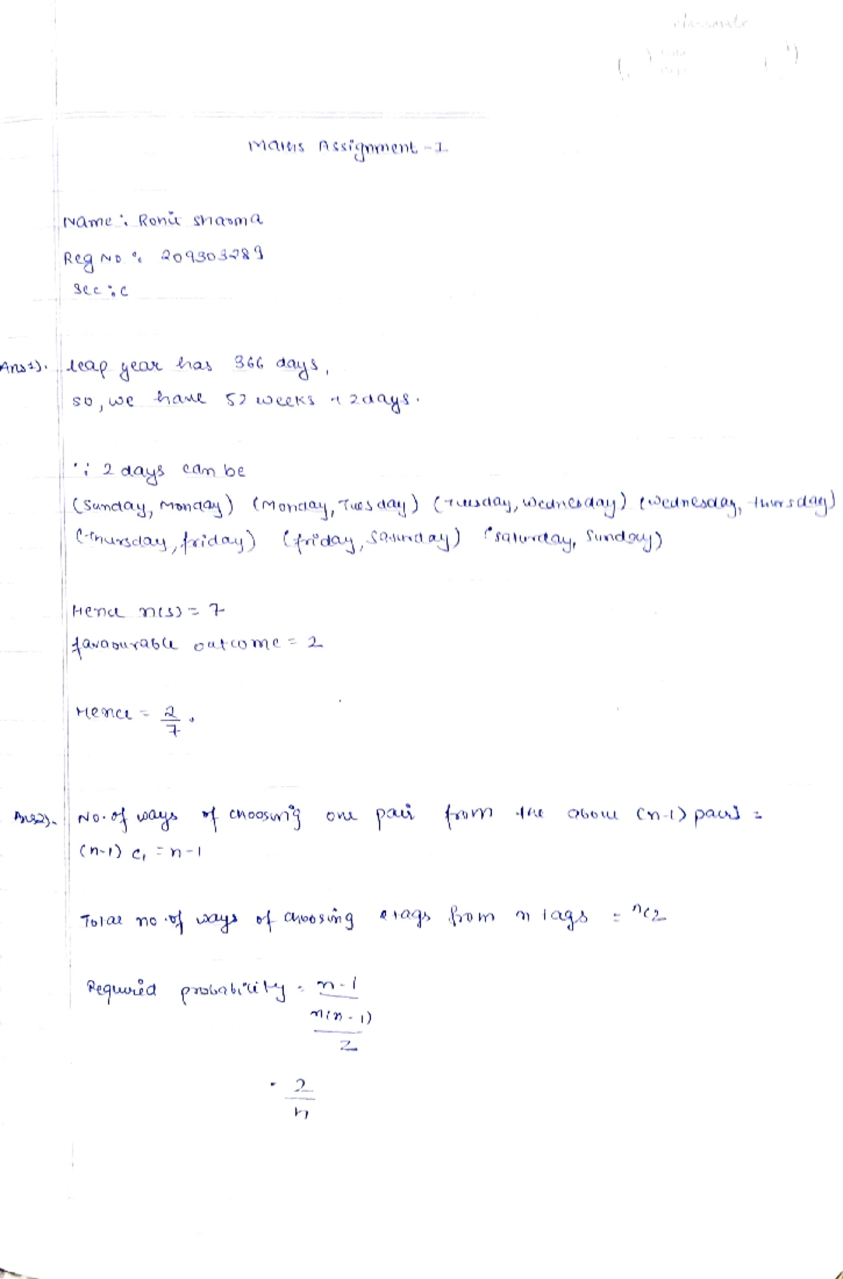 Final Formula Sheet for MFDS I (MAT_2157): Statistics & Distributions ...