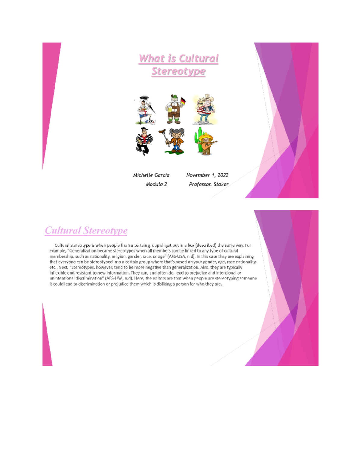 Cj 120 Module 2 Assignment 2 Exploring Stereotypes And Hate Crimes