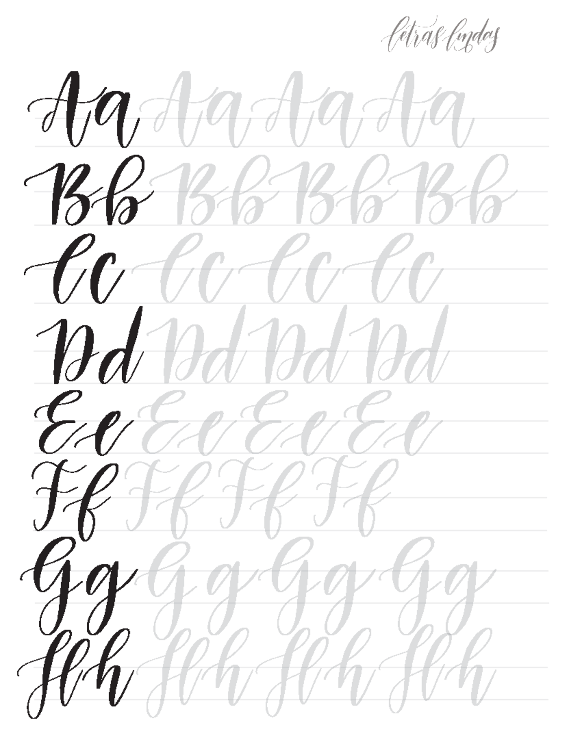 Letras Lindas abc - Nada - fisica 2 - letras finday Aa AVAA Aq BB3GBGBB ...