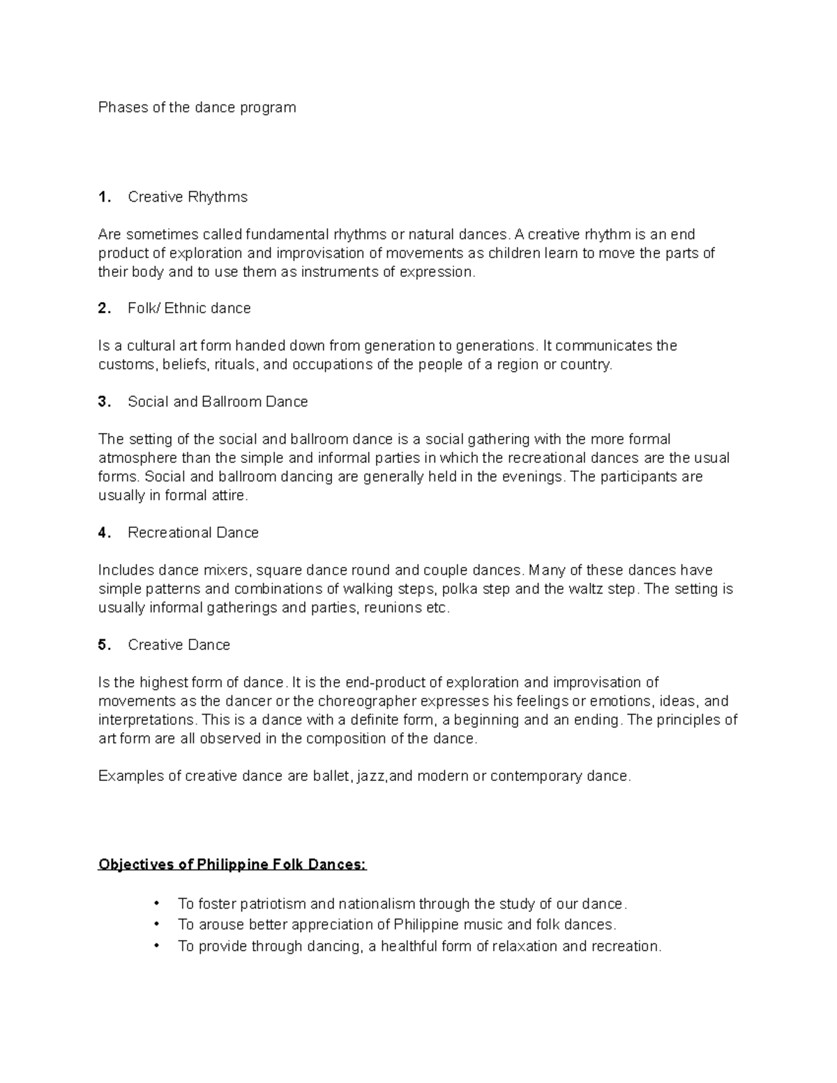 Pathfit 3: Understanding Dance Forms and Their Cultural Significance ...
