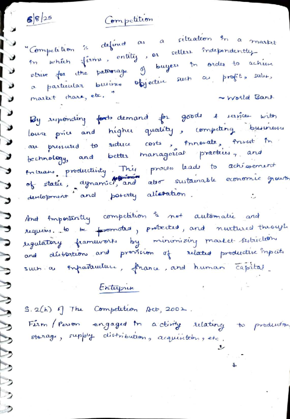 Competition Law Notes: Understanding Market Dynamics and Regulations ...