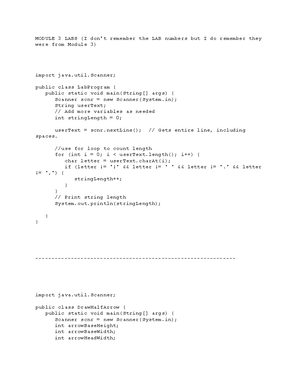 [Solved] Given two input integers for an arrowhead and arrow body print ...