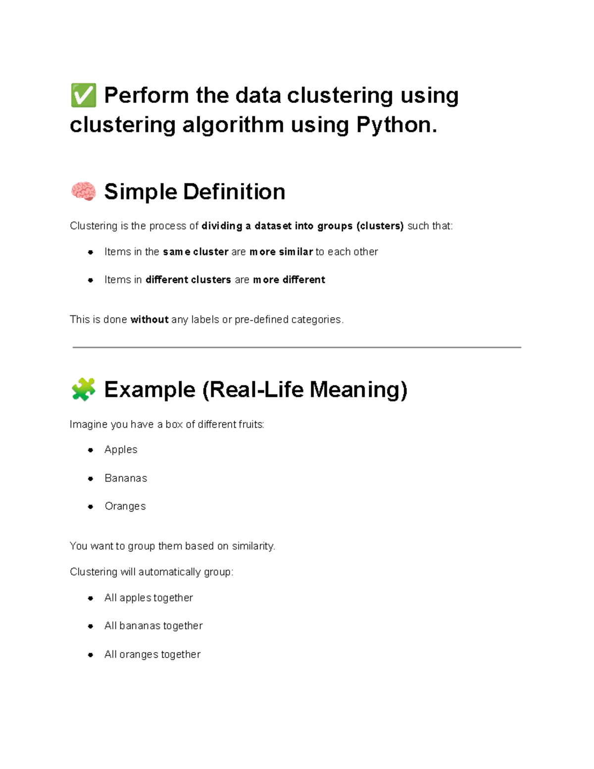 BI P4 - Data Clustering Using KMeans Algorithm - Studocu