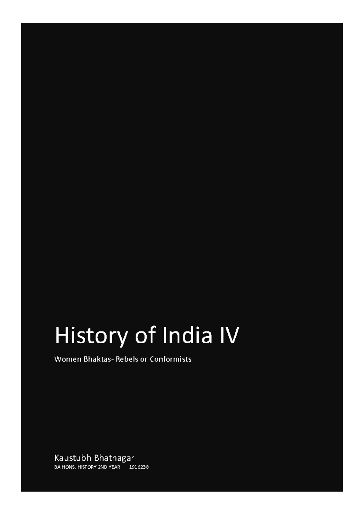 Women bhaktas during the Bhakti Movement - History of India IV Women ...