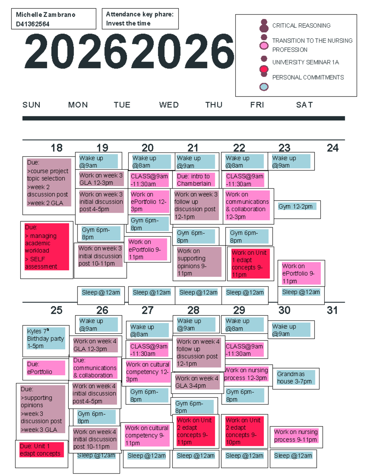 Managing Academic Workload: Strategies and Key Dates for Success - Studocu