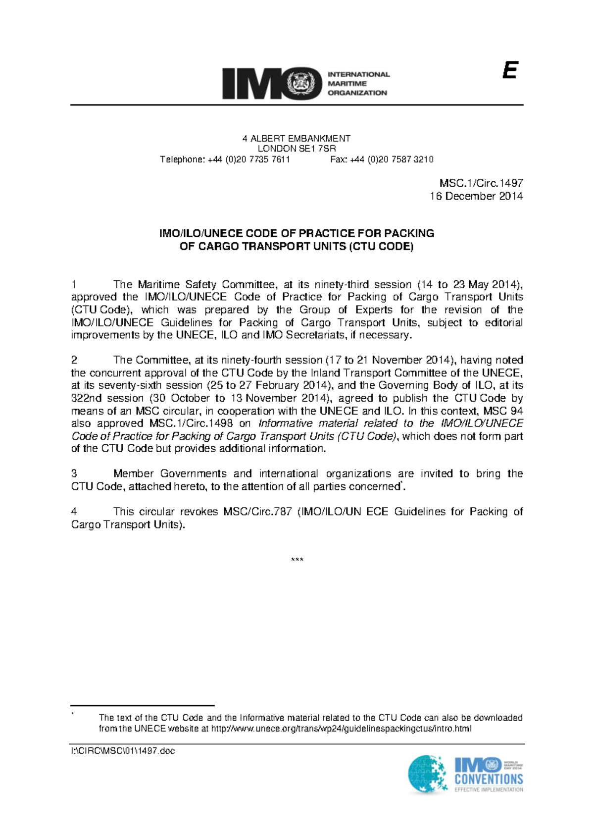 CTU Code: Comprehensive Guidelines for Safe Cargo Packing Practices ...