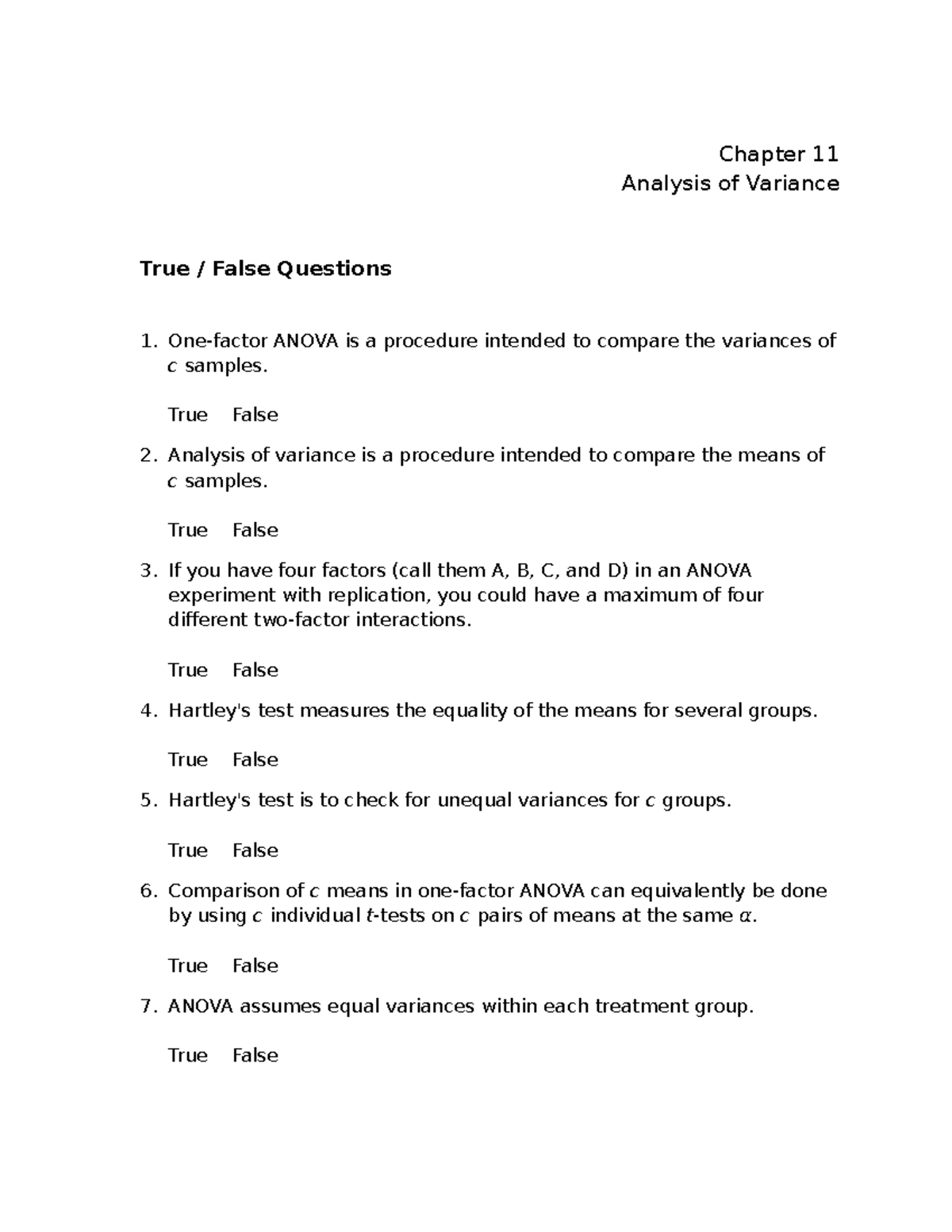 Test 17 December 2020, questions and answers - Chapter 11 Analysis of ...