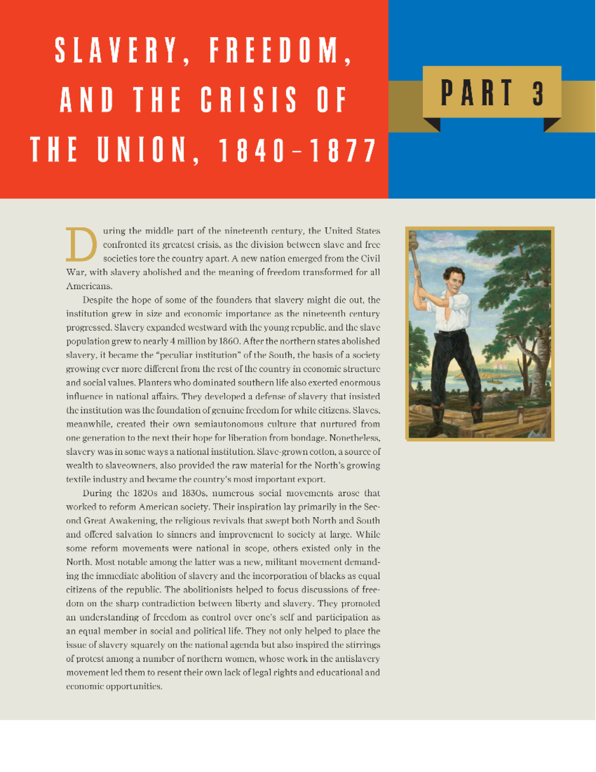 Foner Chapter 11: The Peculiar Institution and its Impact on America ...