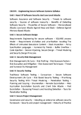 engineering secure software systems - cb3591 - Studocu