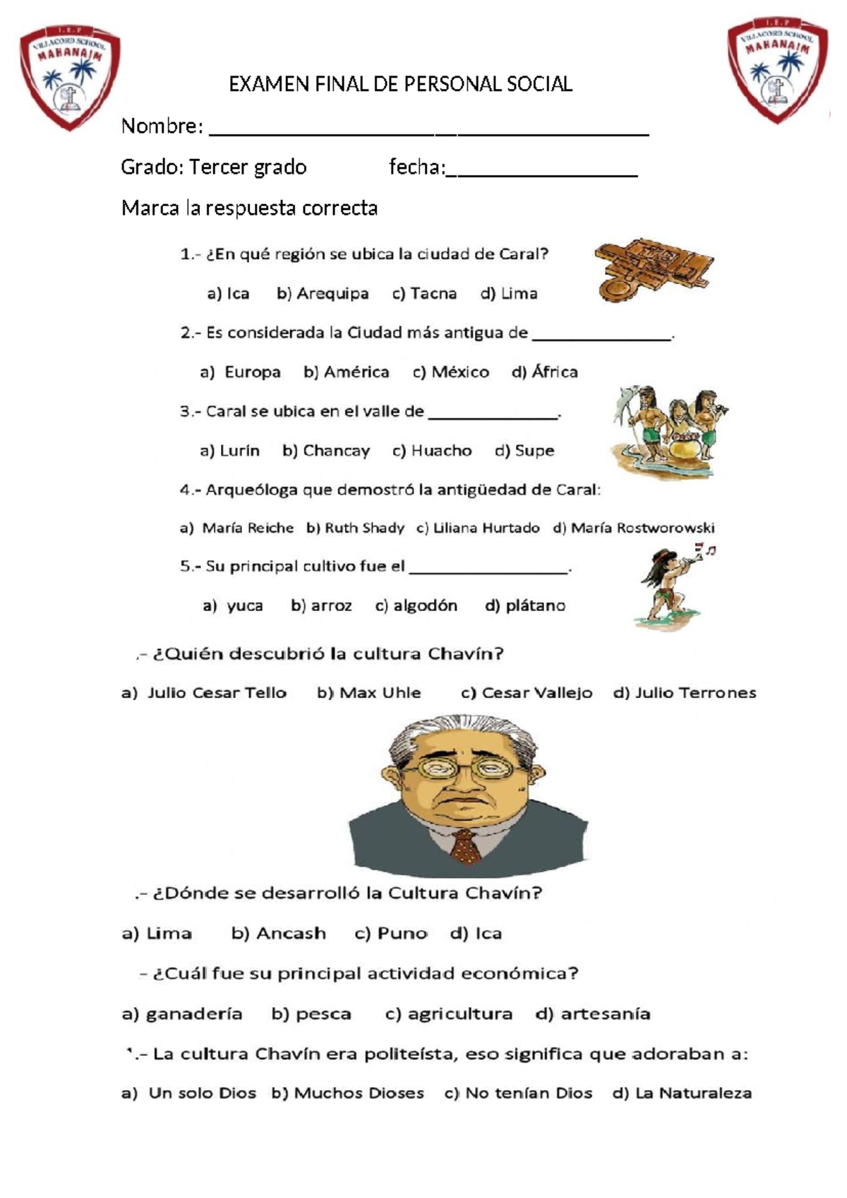 Examen Final DE Personal Social - Gestión De La Calidad - EXAMEN FINAL ...