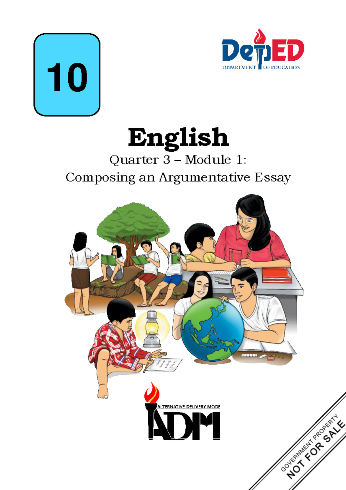 English 10 Q3 Module 1: Writing an Argumentative Essay Guide - Studocu