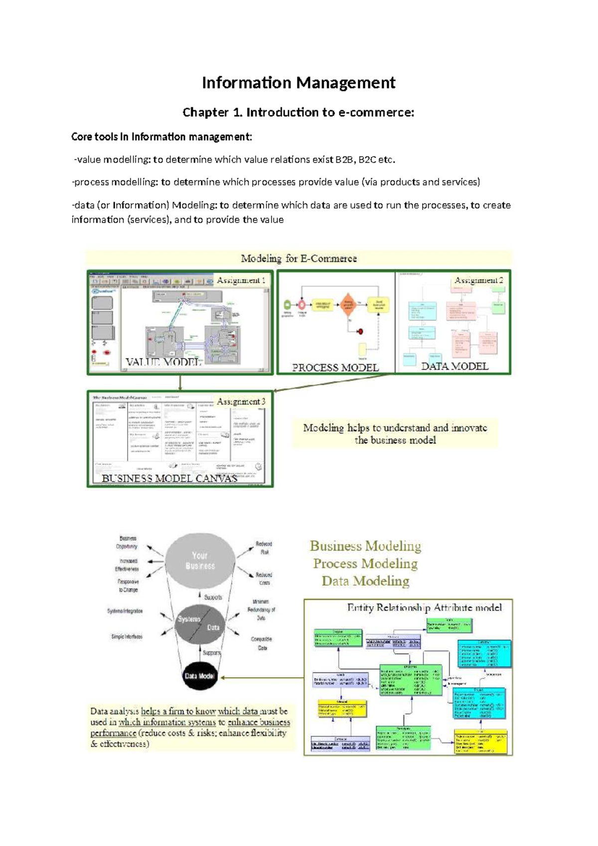 Information Management IM 101: Core Tools and Business Models Overview ...