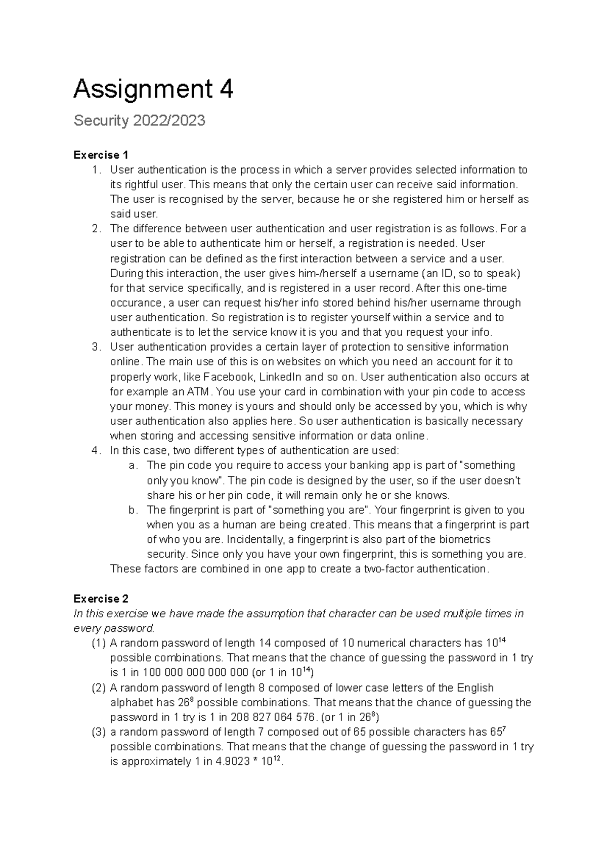 Security 2022/ Assignment 4: User Authentication & Password Analysis ...