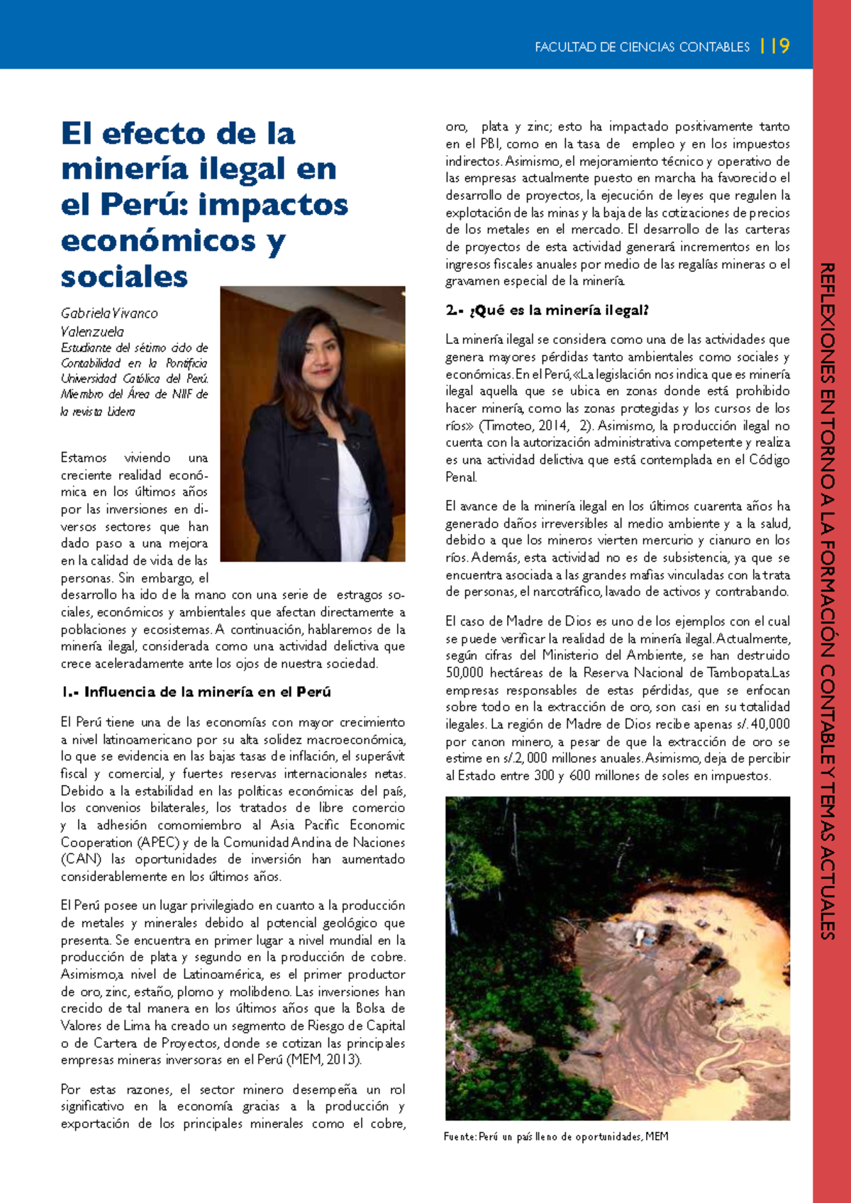 Impacto de la Minería Ilegal en el Perú: Análisis y Reflexiones - 119 ...
