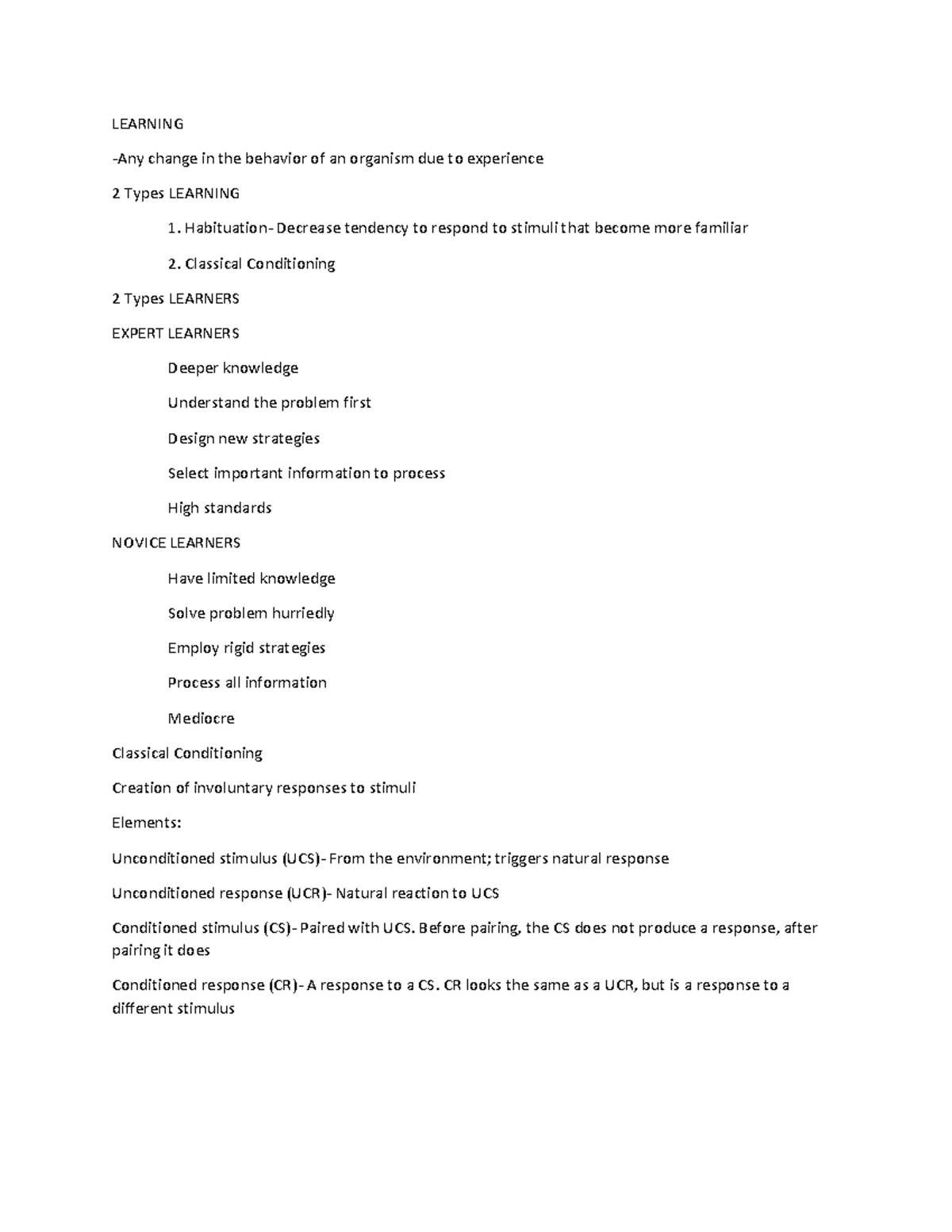 Facilitating Learner-Centered Teaching Handout March 2023 - LEARNING ...