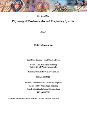 PHYL3002 Dead space lab 2025 - Physiology 3002 Dead Space and ...