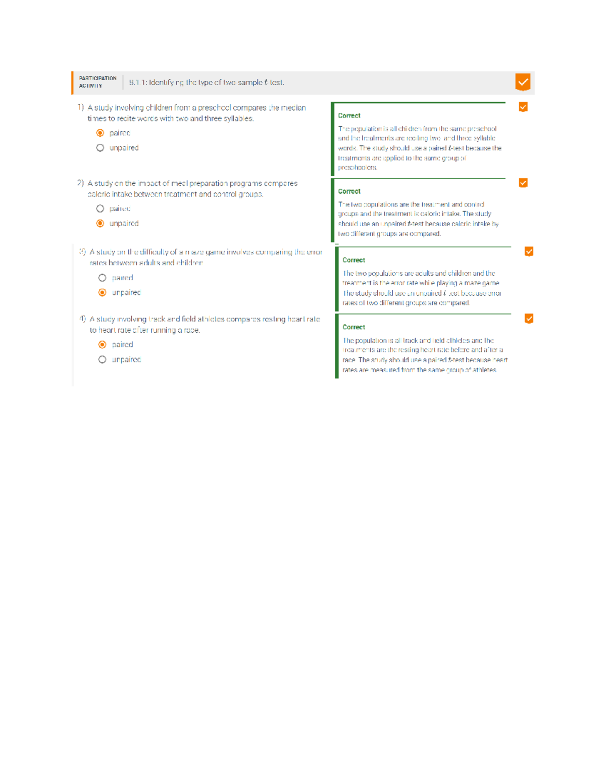 Policy by 青学　2点まとめ Zybooks Module 8: Analyzing Hypothesis Testing for Two Populations