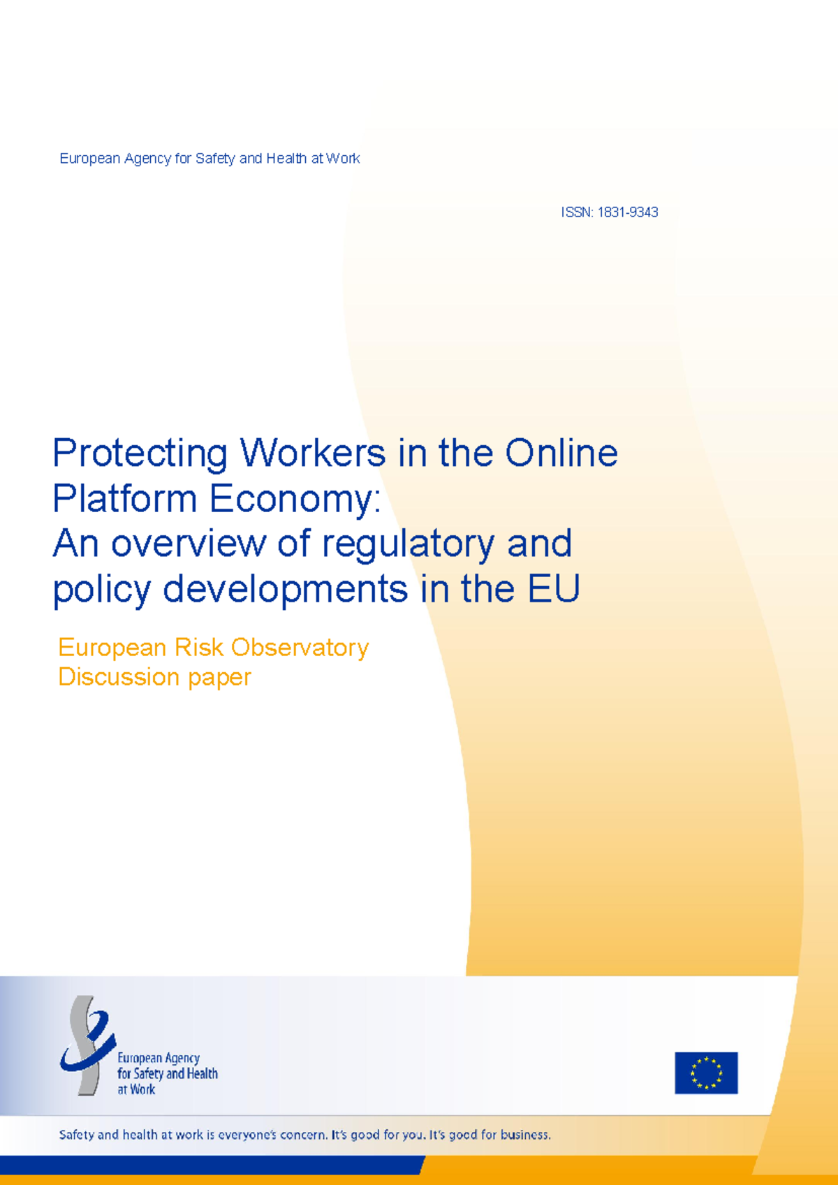 Protecting Workers in the Online Platform Economy: EU Regulations and ...
