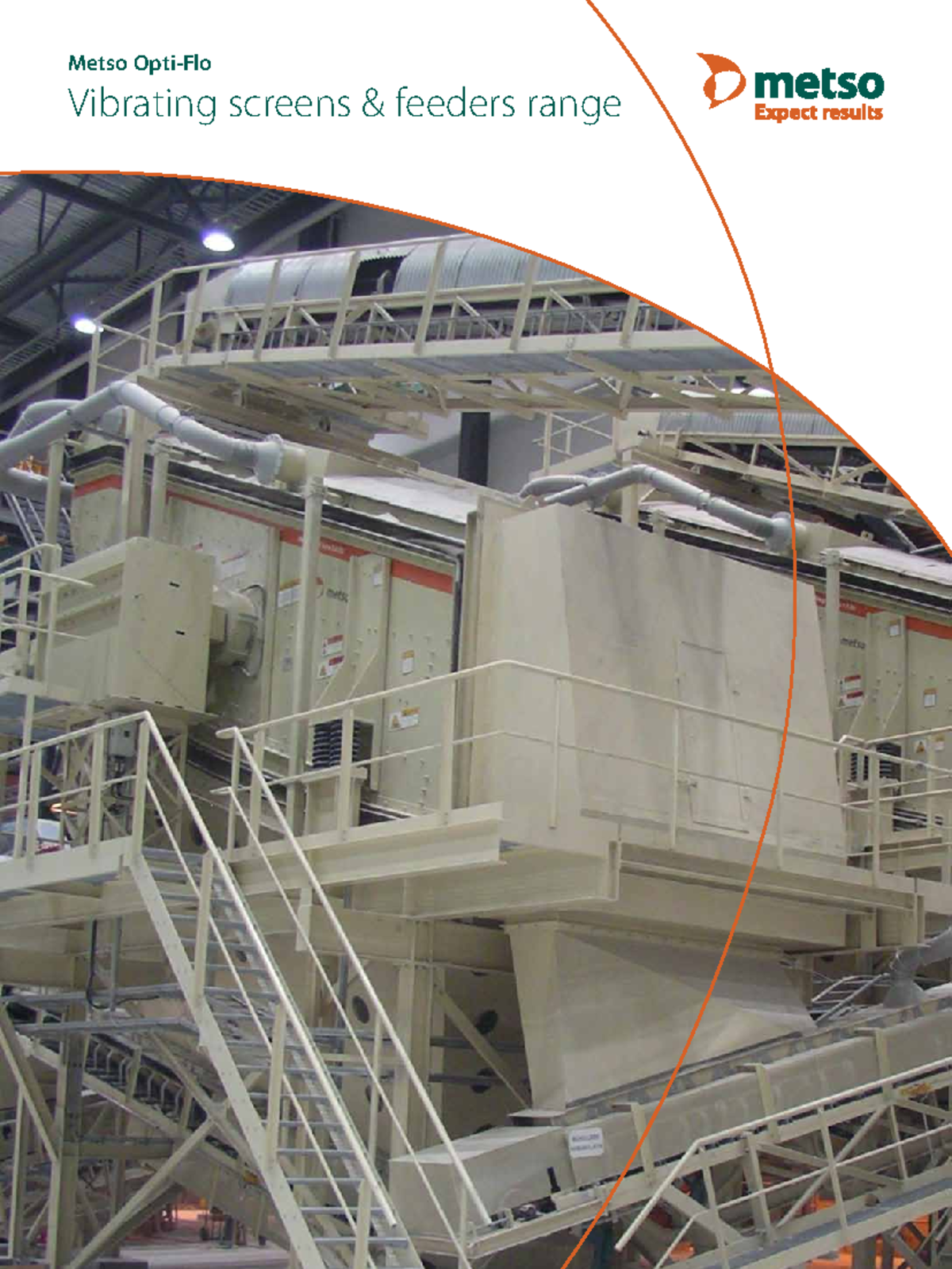Metso Equipment Brochure: Vibrating Screens & Feeders Overview - Document Preview