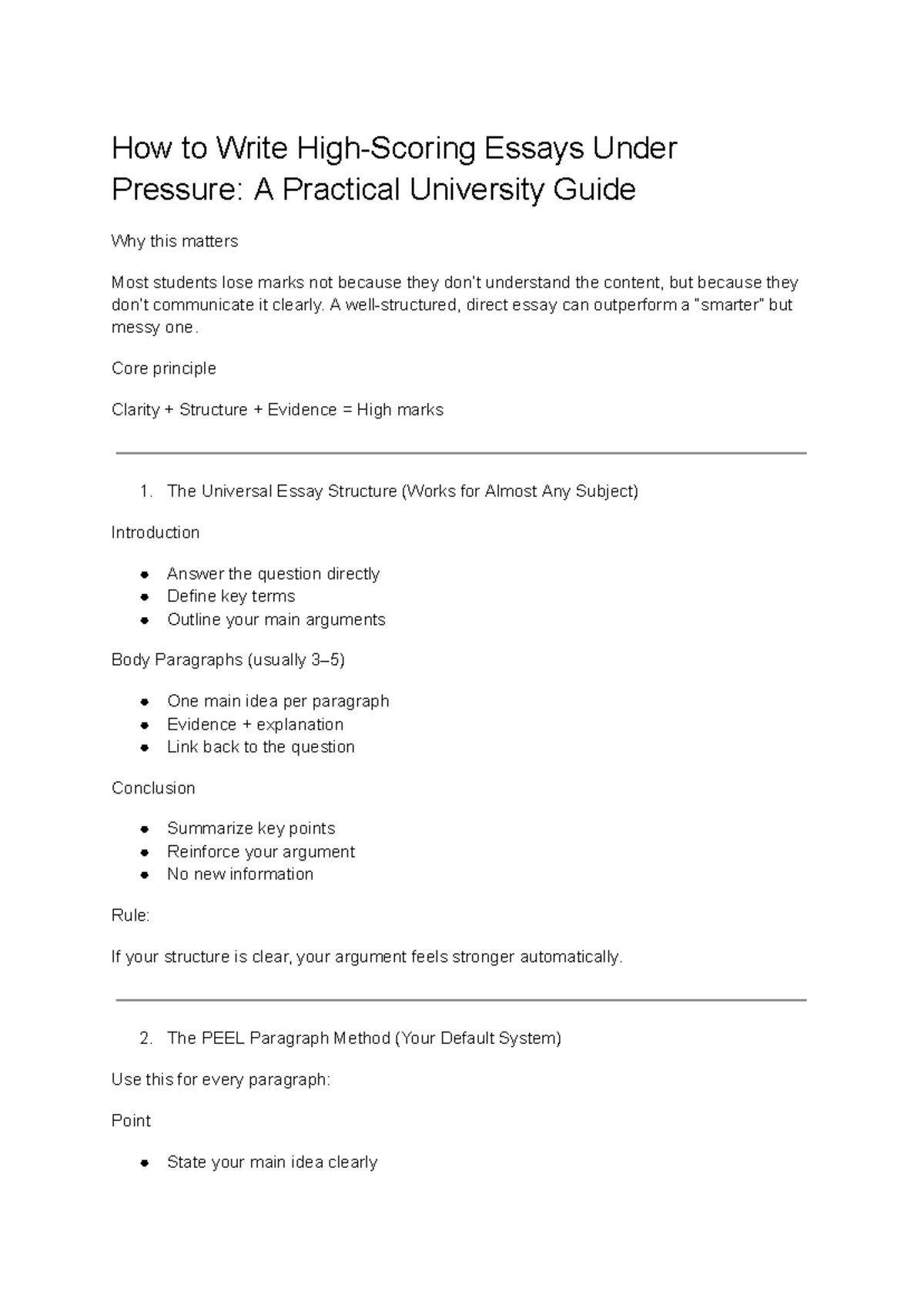 How to Write High-Scoring Essays Under Pressure: A Practical Guide ...