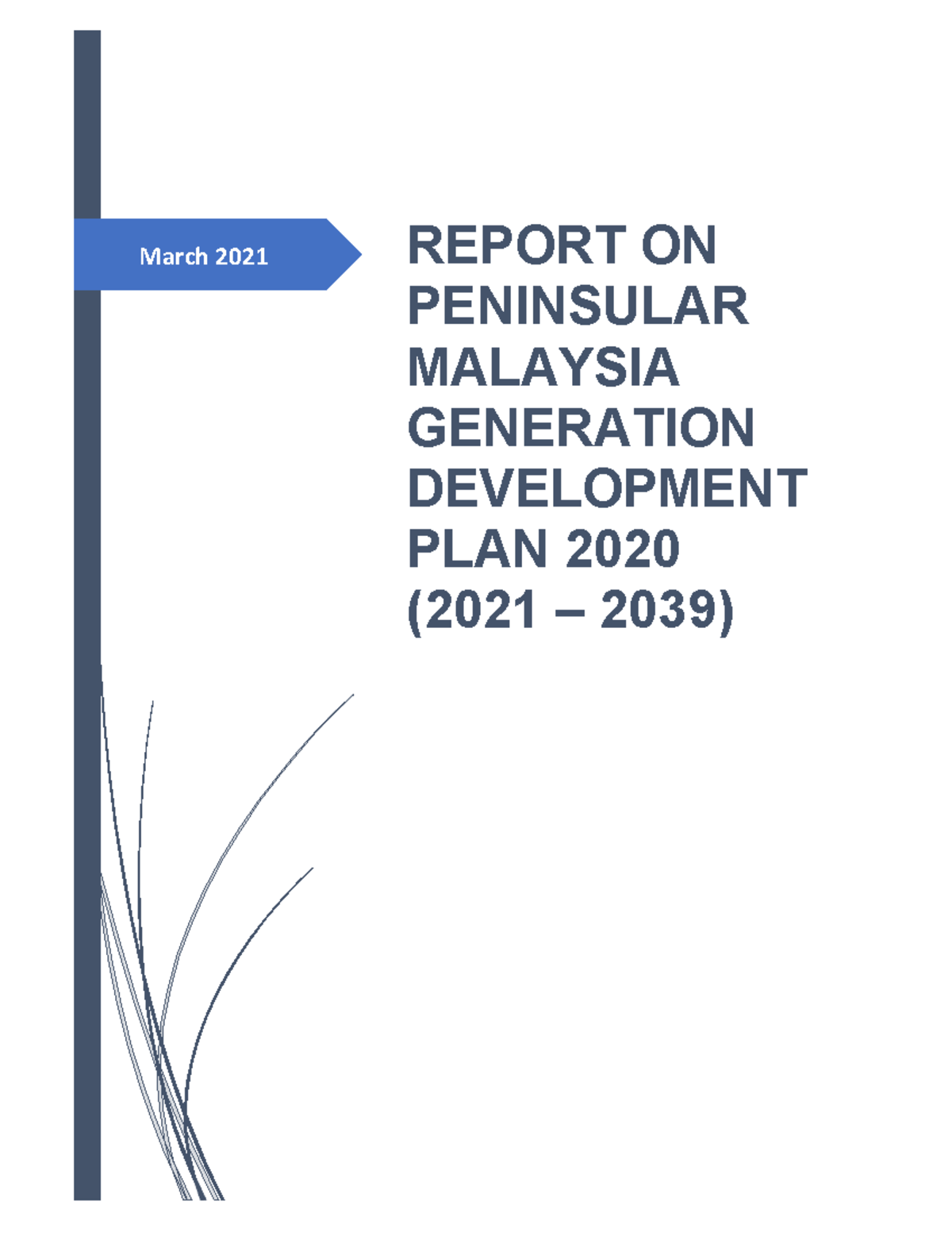 Peninsular Malaysia Generation Development Plan 2020 (2021-2039 ...
