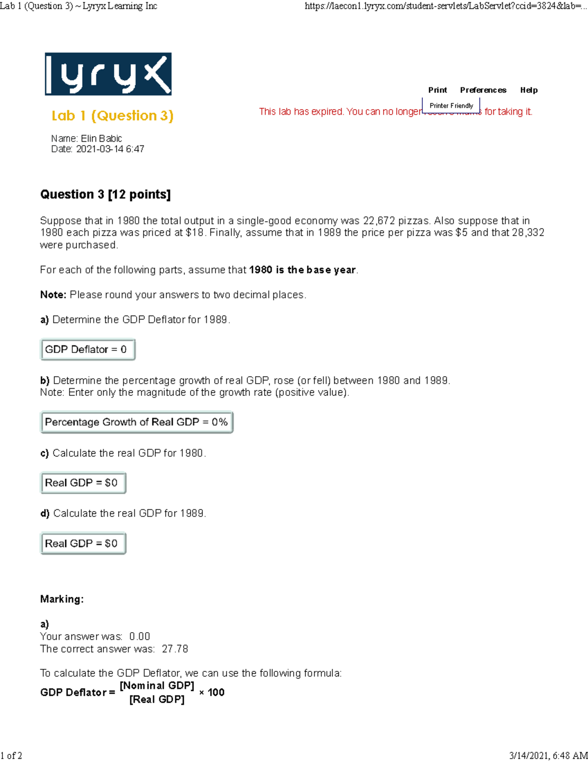 Lab 1 (Question 3) Lyryx - Print Preferences Help Lab 1 (Question 3 ...