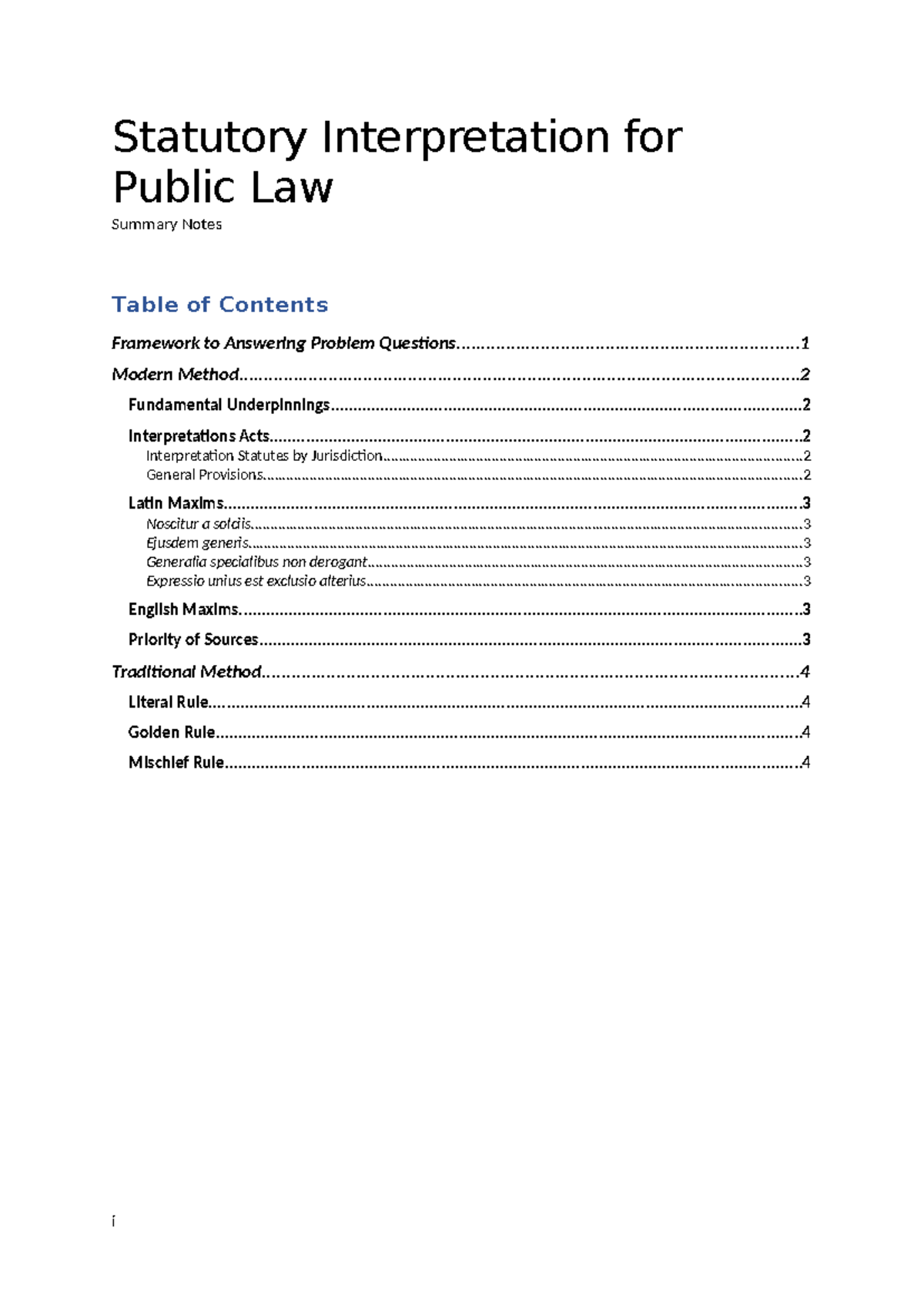 Statutory Interpretation for Public Law - Statutory Interpretation for ...