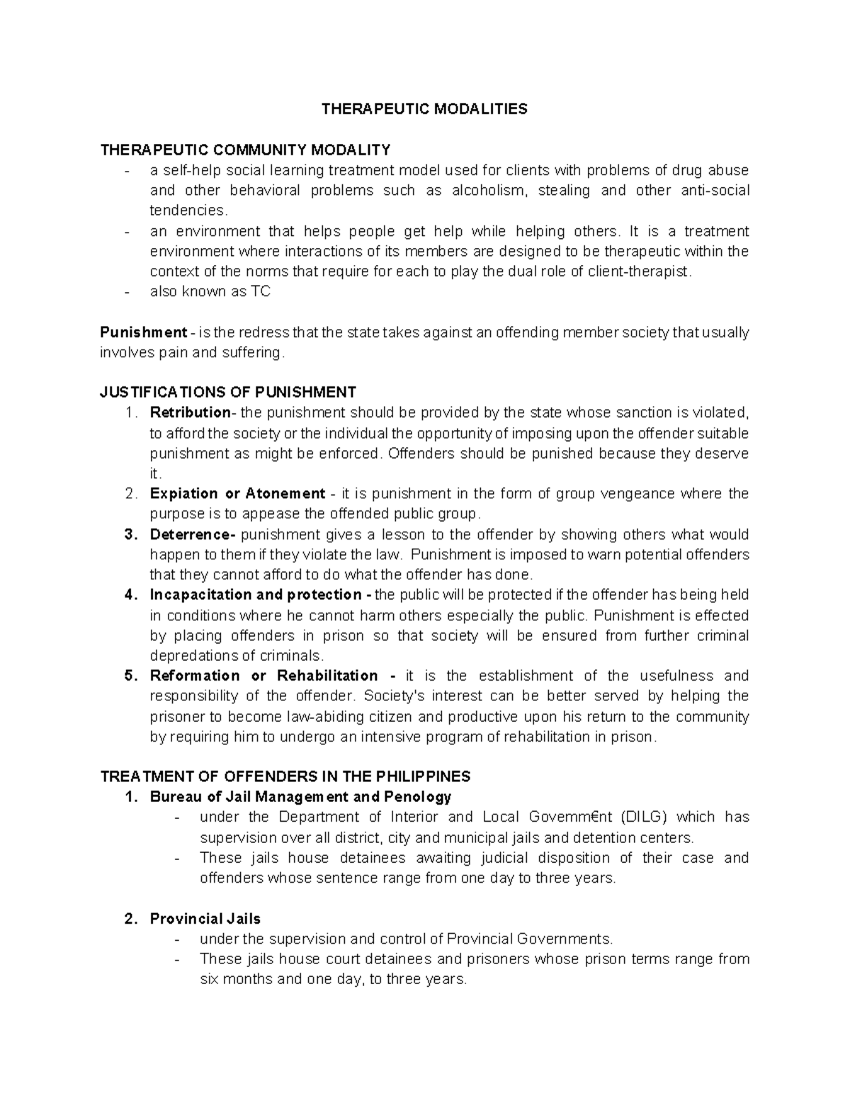 Therapeutic Community Modality: Treatment and Rehabilitation Insights ...