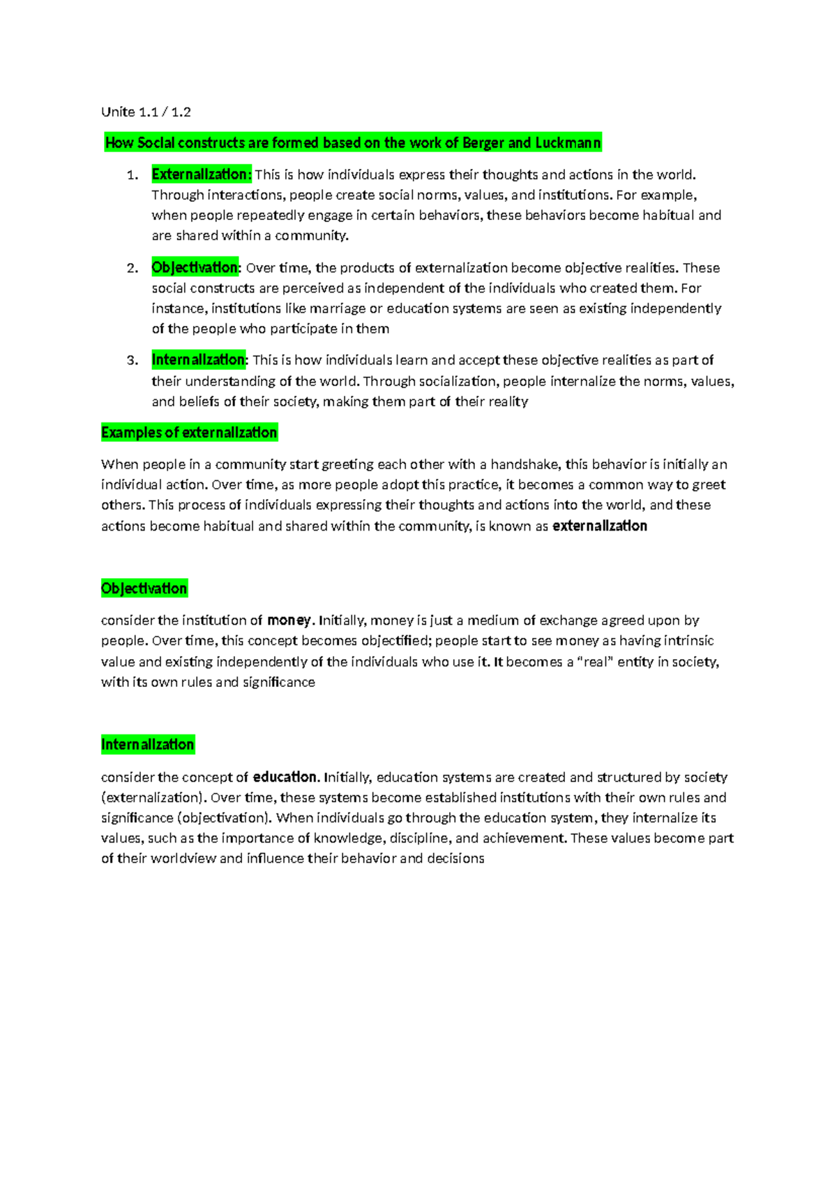 Wvcs 223 - Summary of Social Constructs and Their Impacts - Studocu