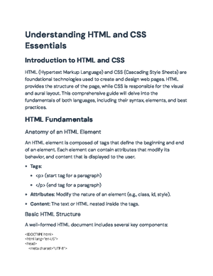 Introduction to HTML and CSS: Responsive Web Design Essentials ...