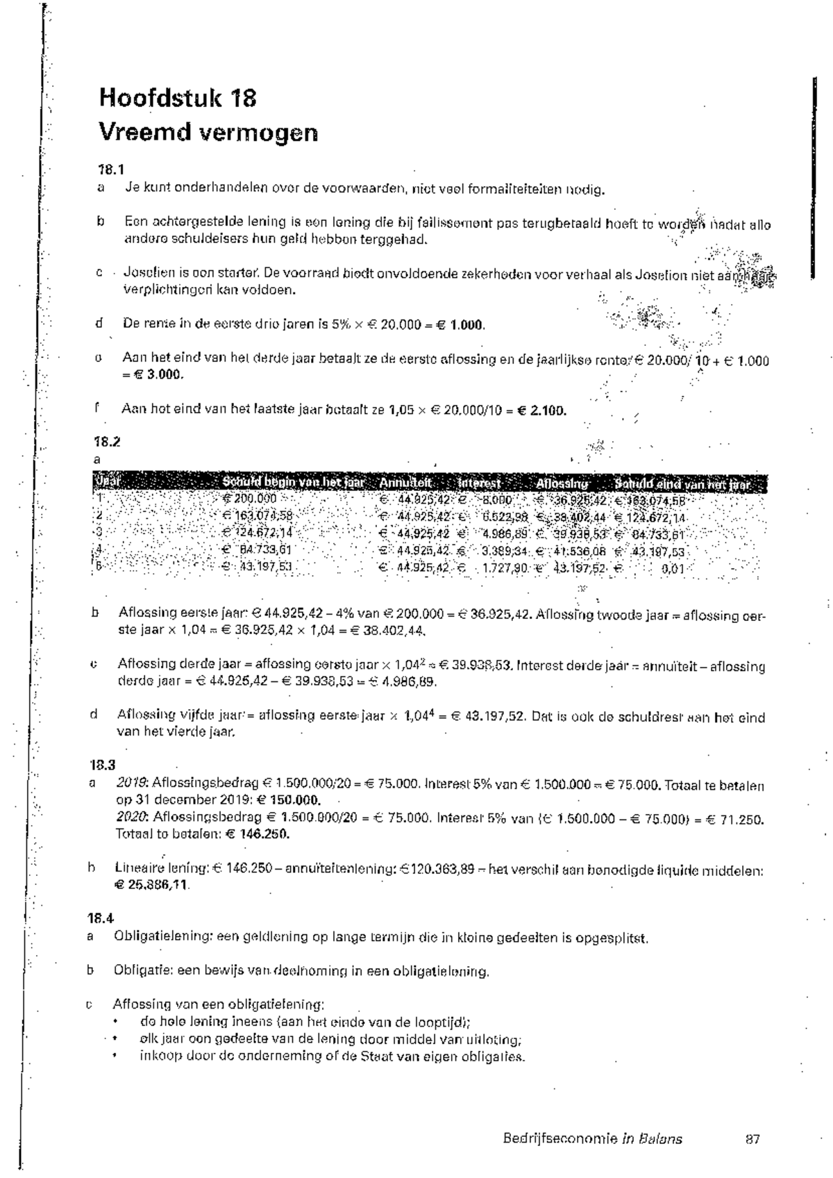 Antwoorden H18 BECO Havo - Complete Solutions and Explanations ...