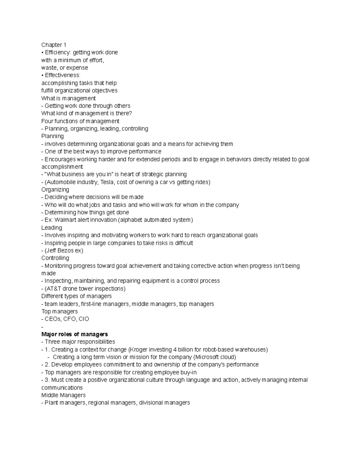 Strategic Management Principles and Change: Key Concepts Overview (MGT ...